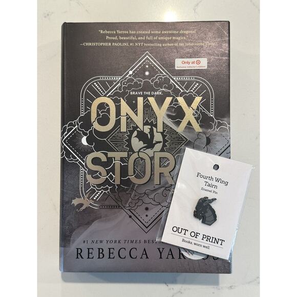 Onyx Storm Rebecca Yarros Target Exclusive Limited Edition Hardcover New W/PIN - Picture 1 of 11